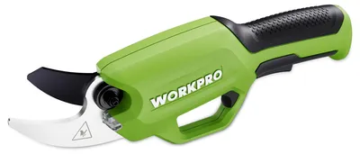 Immagine prodotto di WORKPRO, cesoie elettriche da giardino a batteria da 7,2V, professionali per potatura di alberi, rami e alberi da frutto, con diametro di taglio di 19 mm e batteria da 2Ah