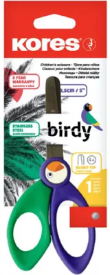 Zdjęcie produktu dla Nożyczki rzemieślnicze Kores "Birdy" okrągłe Długość: 125 mm