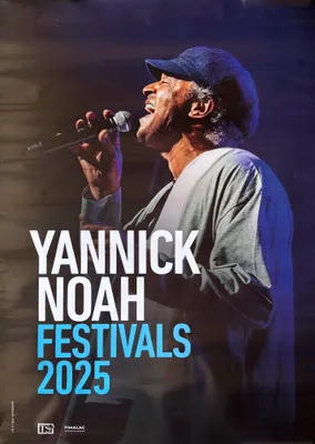 Zdjęcie produktu dla Yannick Noah - Festiwal 2025 - PLAKAT - 84x119 cm