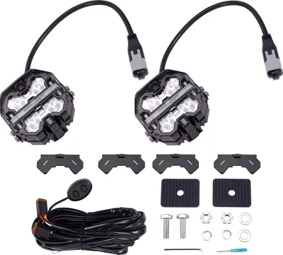 Zdjęcie produktu dla Kapsuły LED 3,5 cala białe bursztynowe światło pomocnicze DRL do jazdy terenowej 160W