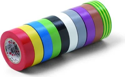 Zdjęcie produktu dla Schuller 44040 Zestaw taśm izolacyjnych 10 szt. Vde 15 Mm X 10 M Różne