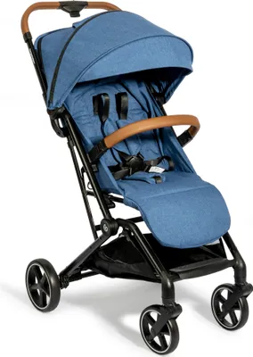 Produktbild von Bergsteiger Manhattan Buggy, Reisebuggy mit Liegefunktion, leicht und kompakt, Sportwagen mit Einhand-Faltsystem klein zusammenklappbar, Kinderwagen