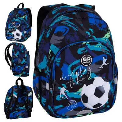 Produktbild von Coolpack-Schulrucksack Für Jungen – Sportlich, Geräumig, Mit Fussballmotiv