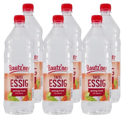 Produktbild von Bautzner Tafel-Essig 5% Säure (12 x 1,0L)