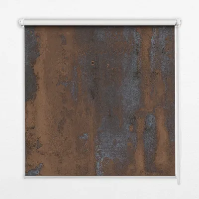 Produktbild von Seitenzug-Rollo Fensterrollo Jalousie - Thermo-Rollo Verdunkelungsrollo - 120x240 cm - Verrostetes Blech