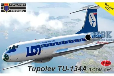 Produktbild von Kovozavody Prostejov KPM14411 Tupolev Tu-134A Malév / LOT