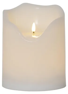 Immagine prodotto di Candela LED a stella "Flamme Grand", fiamma accesa,
