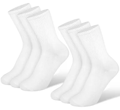 Immagine prodotto di Solidchoice - 3 paia di calzini in cotone bianco da donna