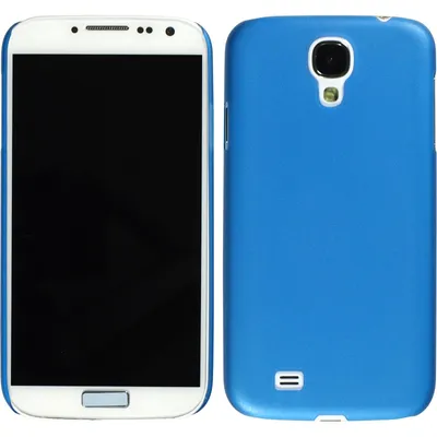 Produktbild von PhoneNatic Case kompatibel mit Samsung Galaxy S4 - Hülle blau Slimcase Hard-case + 2 Schutzfolien