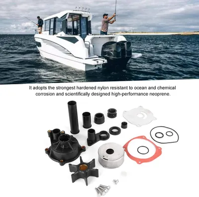 Immagine prodotto di Set girante pompa acqua, ricambi motore fuoribordo, compatibile con Evinrude/Johnson, nuovo OEM ETec 75–250 CV, 5001595