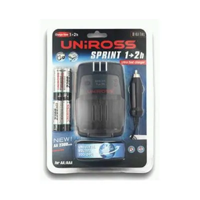 Obrázok produktu pre Nabíjačka batérií Uniross RC101690 2-4 AA/AAA+autoadaptér
