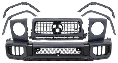 Produktbild von Stoßstange für Mercedes G-Klasse W463 W464 2018–2022 Kühlergrill Radkästen Scheinwerferblenden.