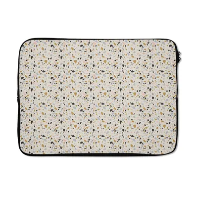 Produktbild von MuchoWow® Laptop Hülle 14 ZollLehm - Muster - Terazzo Laptoptasche - Laptoptasche - Stoßsicher - Schutzhaube