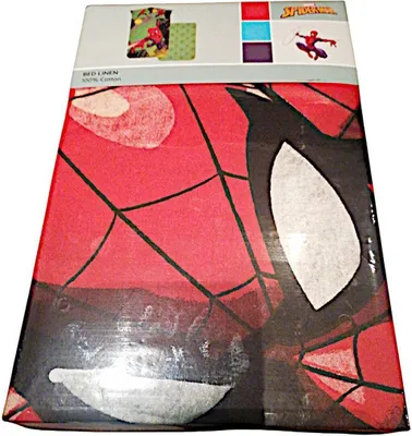 Immagine prodotto di Biancheria da letto per bambino Spiderman | 100x135cm | "web throw"