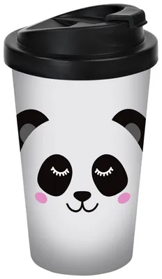Produktbild von Coffee to go Becher Panda Gesicht 400ml