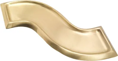 Produktbild von Kerzenteller Welle Messing Gold Untersetzer Matt Hochzeitskerzenhalter Tischdeko