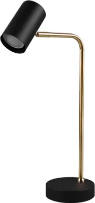 Zdjęcie produktu dla Lampka biurkowa MARLEY czarno - złota regulowana Trio 512400108