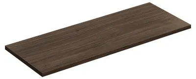 Produktbild von Badezimmer Waschtischplatte mit 120 cm Breite in Walnuss - TEMUCO-56-WALNUT