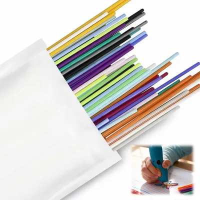 3D-Stift-Filament, 320 Stück, 32 Farben, 2,5 mm, PCL, für 3Doodler Start