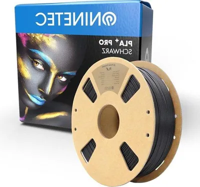 Produktbild von Famanu 3D-Druckerfilament  PLA Plus 1 kg - Schwarz