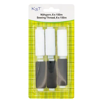 Immagine prodotto di TSI 81726 TSI Nähgarn-Set matt schwarz/weiß 0,8 mm x 6x 150,0 m
