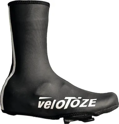 Image de Couvre-chaussures VeloToze en néoprène imperméables, noir - protection contre le froid et l'humidité...