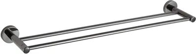 Obrázek produktu pro Mexen Remo dvojitý věšák na ručníky, černý chrom - 7050725-73