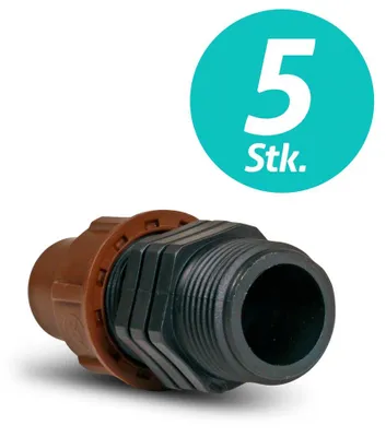 Produktbild von 5x Rain Bird Kupplung x ¾'' AG 13/16 mm PE-Rohr