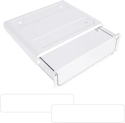 Imagen del producto de Organizador de escritorio autoadhesivo, transparente, de 23x20x6,5 cm, ideal para la oficina y el hogar
