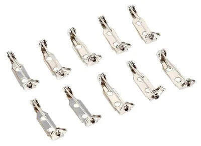 Sicherheitsnadeln 50 Stück, 20 mm, Silber, für Basteln & Schmuck