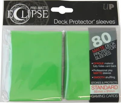 Produktbild von Ultra Pro - Green PRO-Matte Eclipse Protector (80)