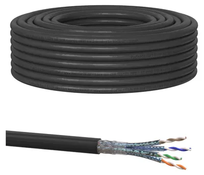 Produktbild von Cat 7 Erdkabel Netzwerkkabel Verlegekabel Outdoor UV Außen Rj45 Stecker CAT 8 25m Keine Wahl