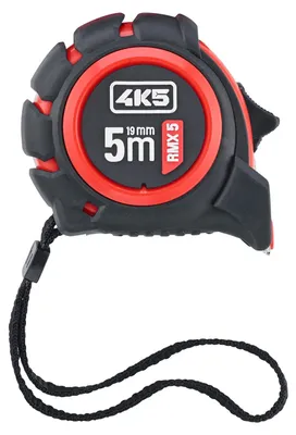 Immagine prodotto di 4K5 Tools Rollbandmaß RMX 5 (Länge 5 m, Breite 19 mm, Haken magnetisch)