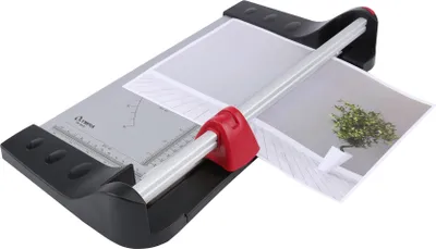 Immagine prodotto di Taglierina per rotoli A4 fino a 10 fogli Solida piastra metallica come supporto per la carta