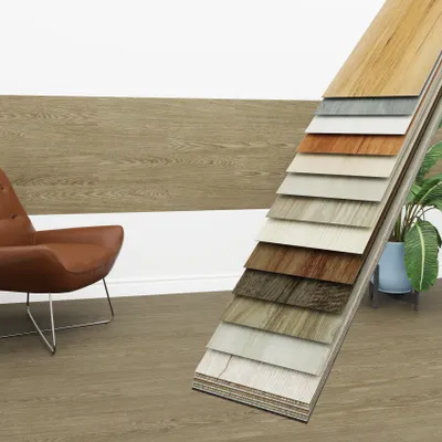 Produktbild von HEXIM Vinyldielen 0,97m² selbstklebend PVC Wandverkleidung Bodenbelag Holzoptik 91x15cm Paneele für Wand & Boden Holzdielen braun (7 Dielen Smoky Oak - 1801-11)