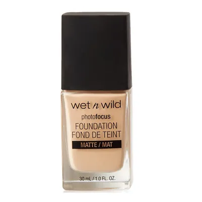 Image de Wet n Wild Foto Fokus Foundation Soft Beige, 30ml liquide