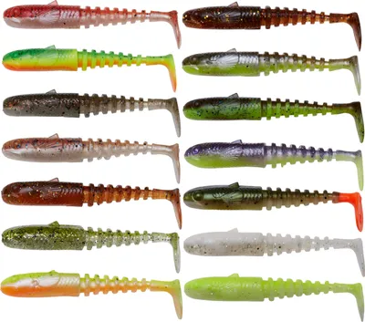 Produktbild von Savage Gear Gobster Shad 5 pcs Green Pearl Yellow 9 cm 9 g Gummiköder