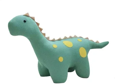 Produktbild von Casa Dolce Pouf DINO, grün & gelb, 29,3x94,5x55 cm, Stoffpolsterung, Rahmen aus massivem Kiefernholz