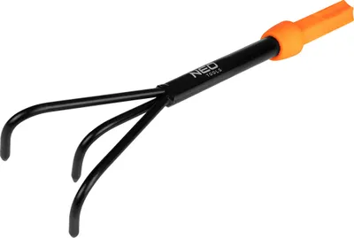Produktbild von NEO TOOLS Click System Kleine Gartenkrallen - Stahl, PP-Befestigung, 310x70mm, Bod Auflockern, Unkraut Entfernen,