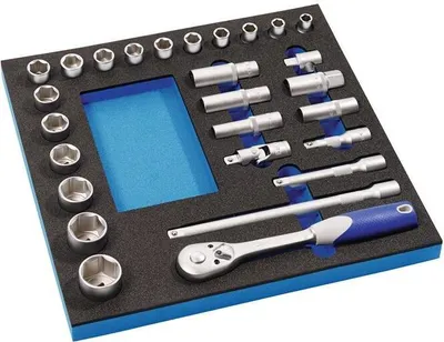 Produktbild von Werkzeugmodul 27-teilig 2/3-Modul Steckschlssel