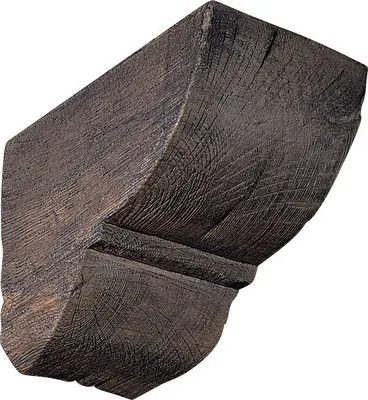 Produktbild von Konsole Tirol eiche dunkel für Balken 12x12 cm