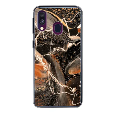 Produktbild von MuchoWow® Handyhülle Schutzhülle Hülle für Samsung Galaxy A40 Farbe - Design - Abstrakt Silikon Softcase Handy Hülle - Handy-Tasche