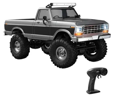 Obrázok produktu pre RC terénne vozidlo – model 1:16, pohon 4x4 – diaľkové ovládanie 2,4 GHz – LED osvetlenie – pripravené na okamžité použitie (RTR) – 30,5 cm – čierna farba