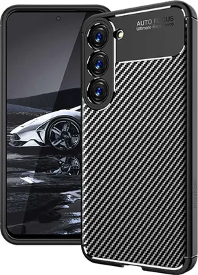 Image de imoshion Carbon Softcase Backcover pour le Samsung Galaxy S23 Plus - Noir