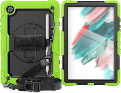 Obrázok produktu pre Puzdro pre Samsung Galaxy Tab A 8.0" so stojanom a ramenným popruhom zelené
