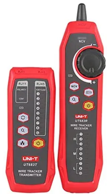 Produktbild von Famanu Kabeltester und Draht-Tracker für RJ11 und RJ45 - Netzwerkmanagement und Wartungswerkzeug