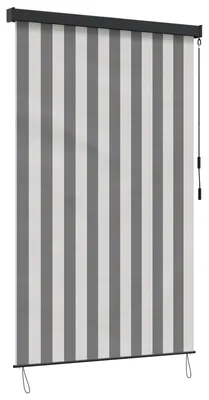 Obrázek produktu pro Roleta vidaXL, antracitová a bílá, 100 x 250 cm, látka a hliník