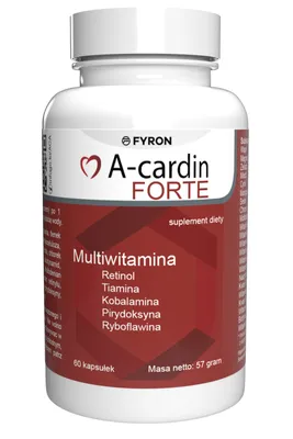 Zdjęcie produktu dla A-cardin Forte - 60 Kapsułek