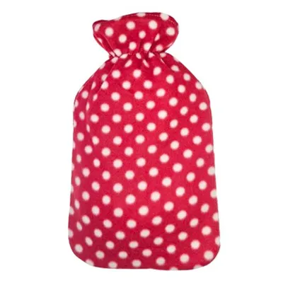 Immagine prodotto di Borsa dell'acqua calda con rivestimento rosso e bianco - 2000 ml