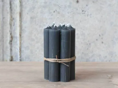 Produktbild von Chic Antique I Stabkerze kohle 4,5S * 5 Stück